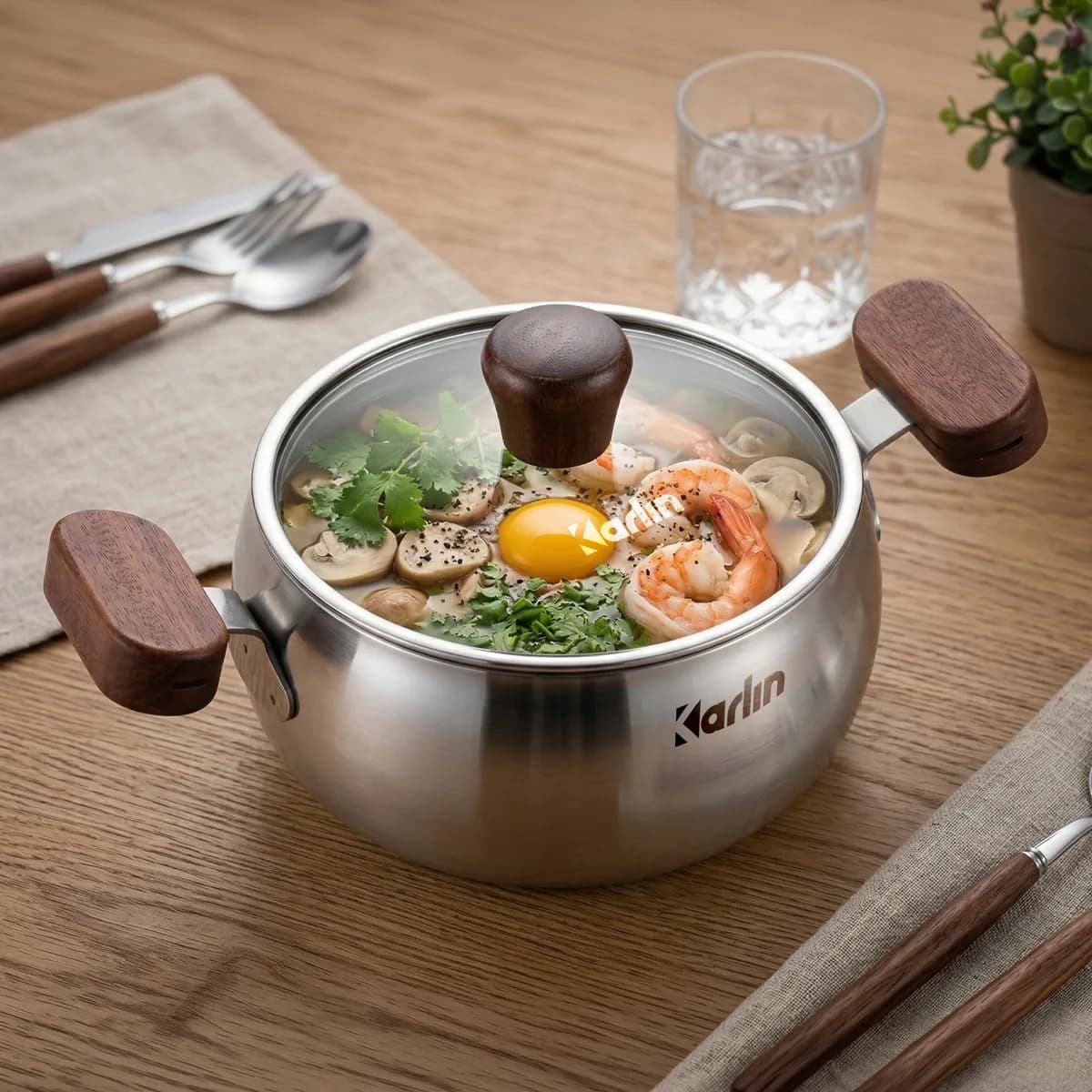 Nồi Karlin 14cm Pure Wood Pro