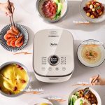 Nồi Cơm Điện KARLIN ART3000 – Lòng Nồi INOX 304 Vân Lục Giác Chống Dính Tự Nhiên, Dung Tích 3 Lít , Nấu Cơm Ngon, Thiết Kế Sang Trọng