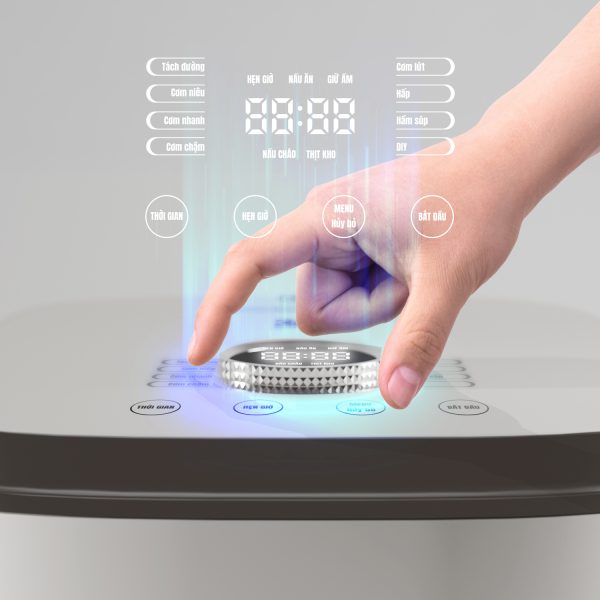 Nồi Cơm Điện KARLIN ART3000 – Lòng Nồi INOX 304 Vân Lục Giác Chống Dính Tự Nhiên, Dung Tích 3 Lít , Nấu Cơm Ngon, Thiết Kế Sang Trọng