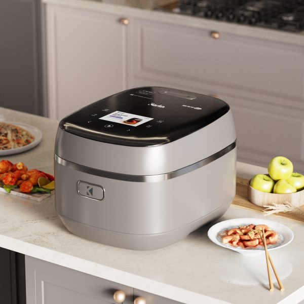 Nồi Cơm Điện Cao Tần KARLIN IH4000 PRO – Lòng Nồi INOX 316L Vân Lục Giác Cao Cấp, Công Nghệ Nấu Cao Tần, Tích Hợp Màn Hình TFT Tương Tác Mới, Hiện Đại, Cao Cấp